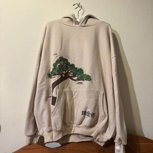 2025✨ Alchemai Beige Graphic Tree of Life Hoodie
